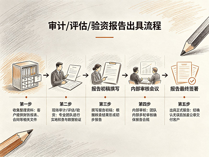 2026财务审计报告出具流程与收费明细