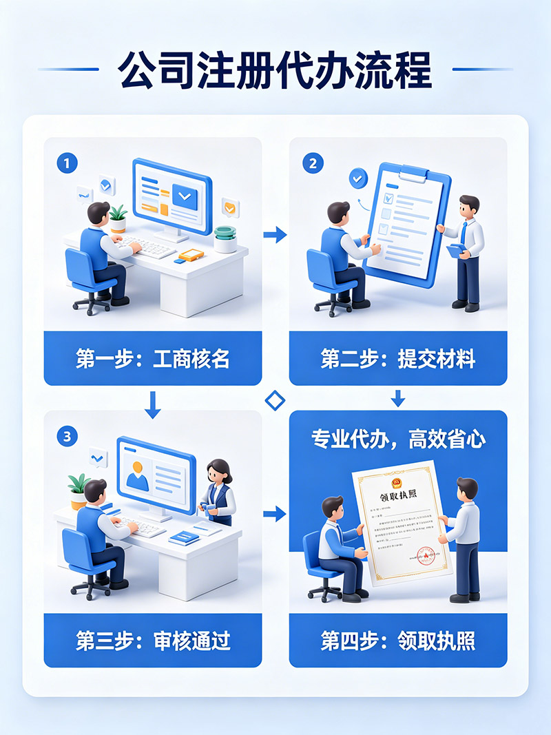 公司注册流程及费用明细2026最新版:从核名到领照全拆解 公司注册流程及费用明细2026最新版:从核名到领照全拆解