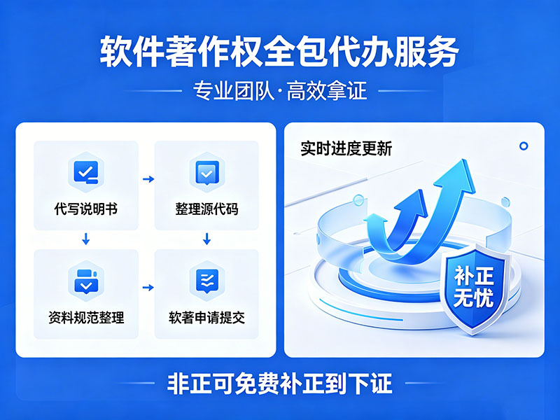 2026软著申请代办收费标准,含材料代写+免费补正 2026软著申请代办收费标准,含材料代写+免费补正
